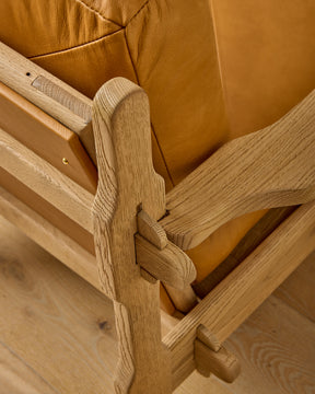 Pair of Leather Arm Chairs