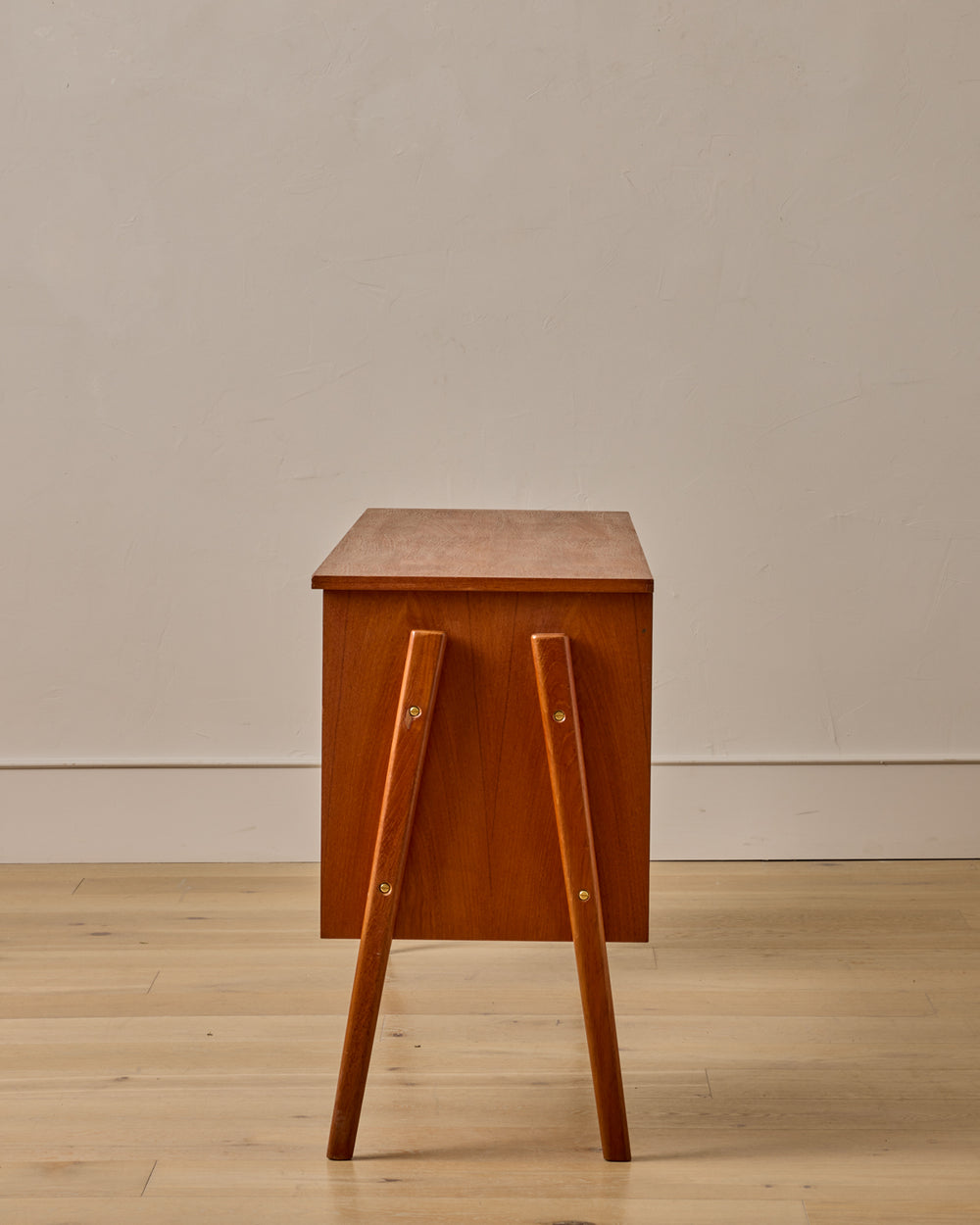 Mid-Century Lift-Top Bar Cabinet