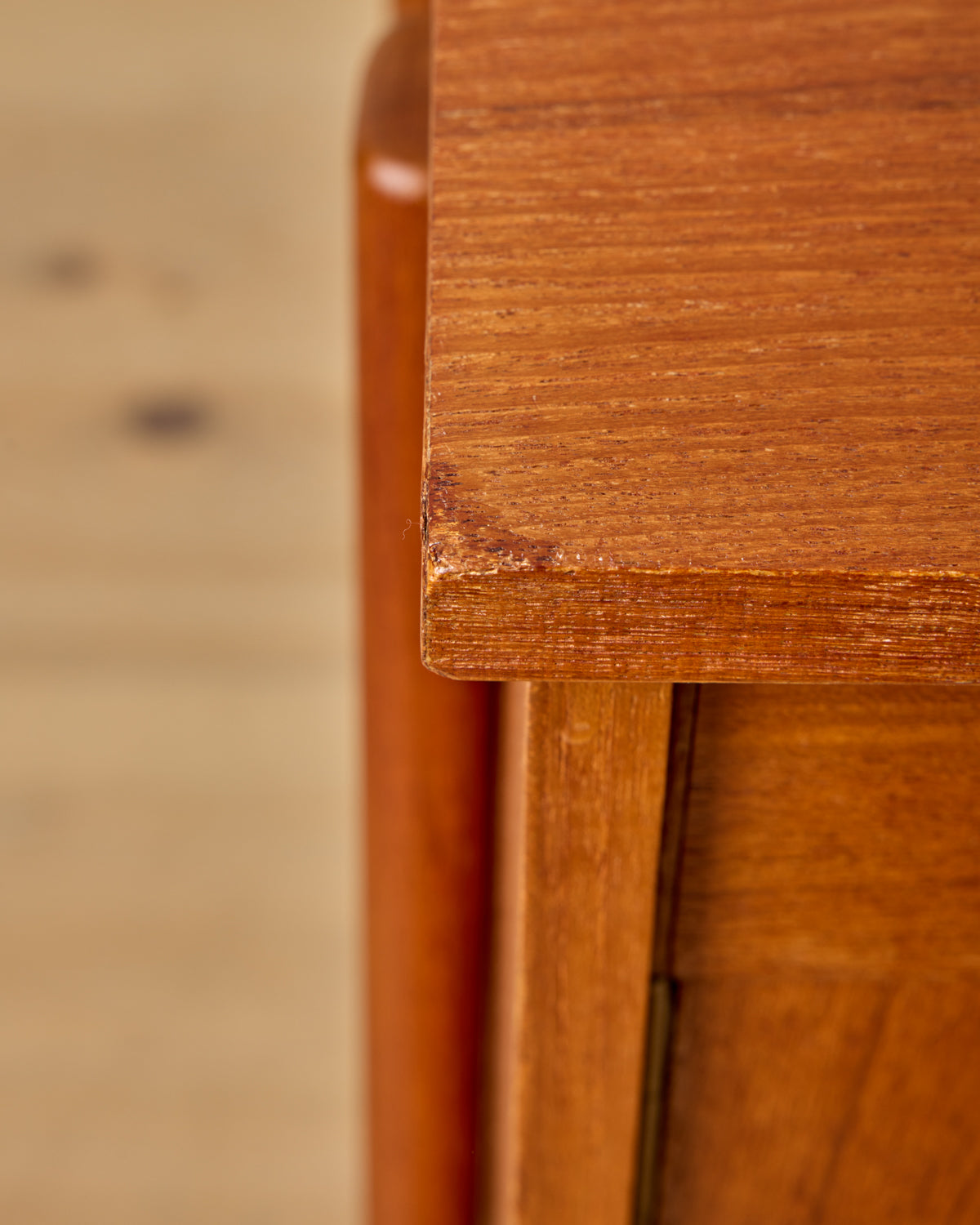 Mid-Century Lift-Top Bar Cabinet