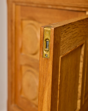 1960s Carved Oak Sideboard by Henning Kjaernulf