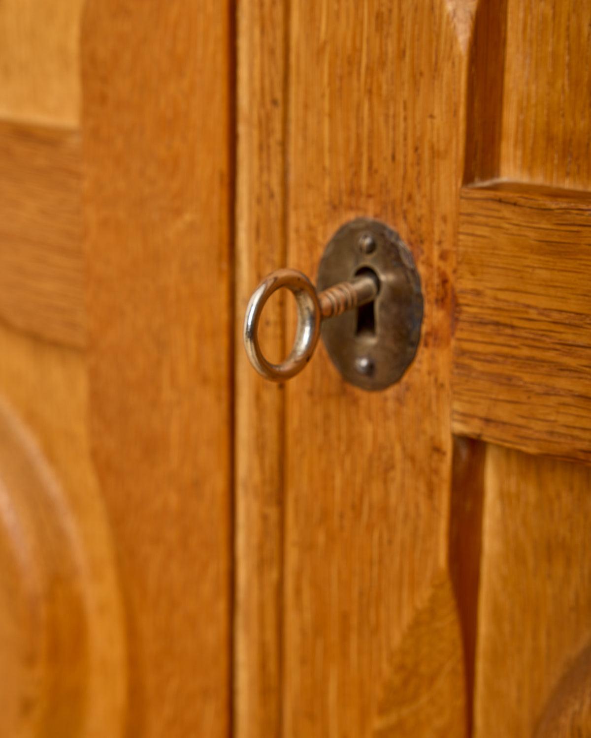 1960s Carved Oak Sideboard by Henning Kjaernulf