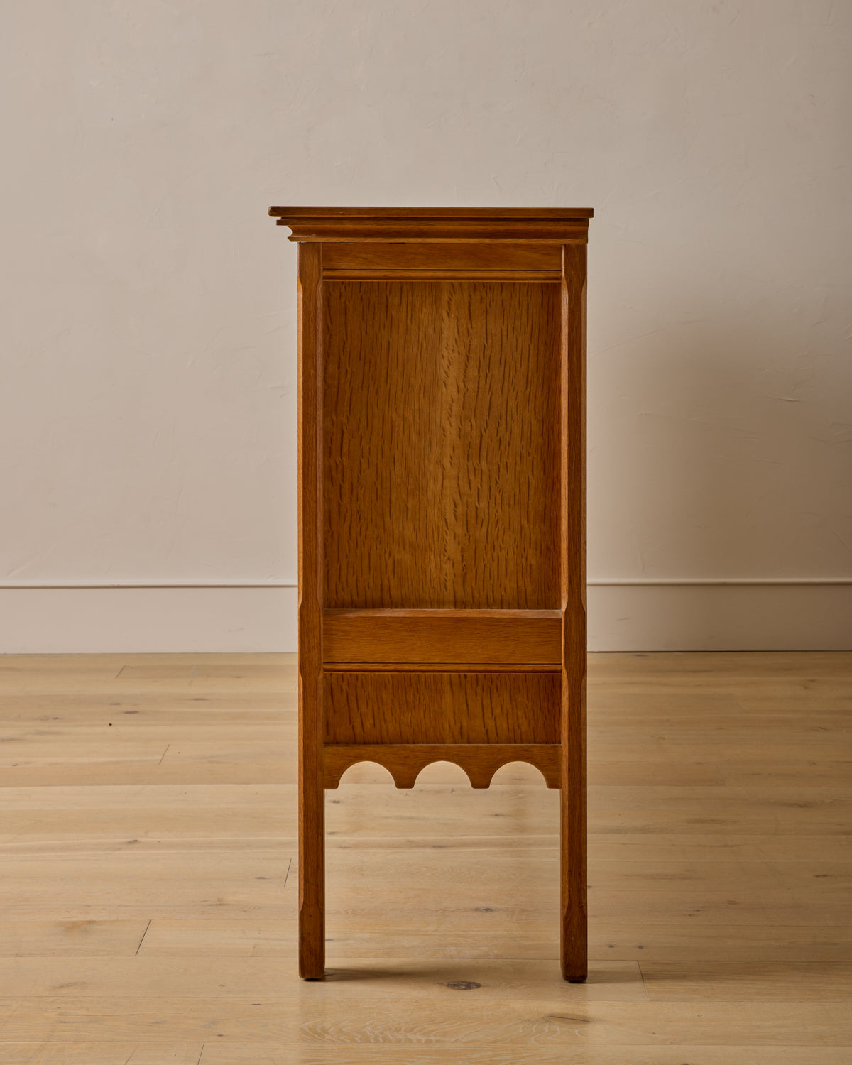 1960s Carved Oak Sideboard by Henning Kjaernulf