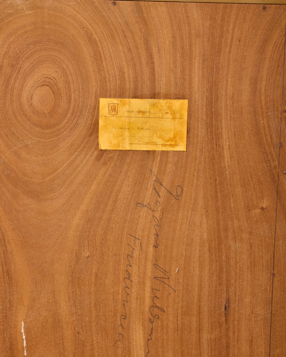 1960s Carved Oak Sideboard by Henning Kjaernulf