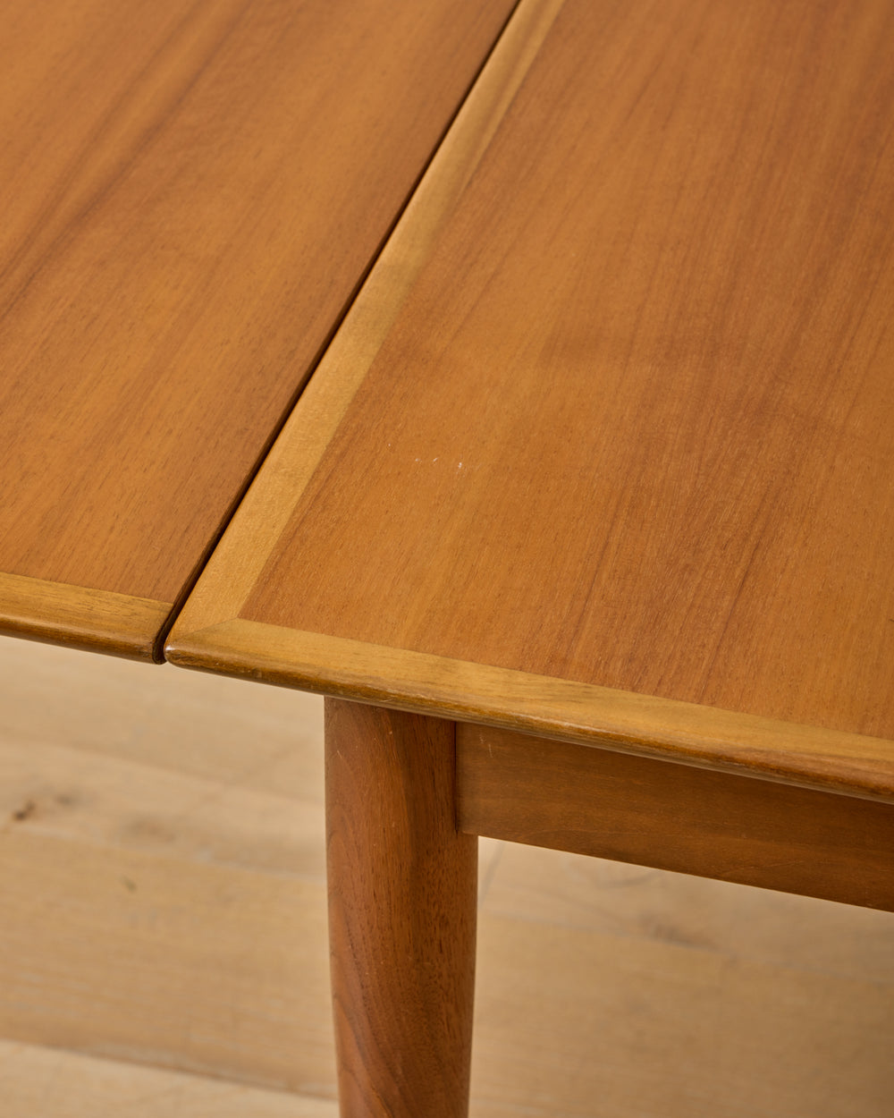 1960s German Beech and Teak Table for ALMA