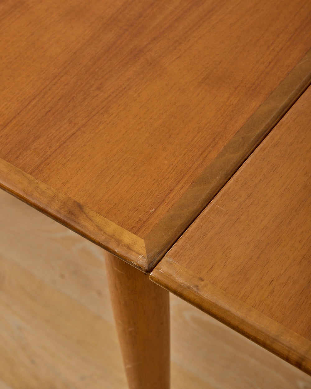 1960s German Beech and Teak Table for ALMA