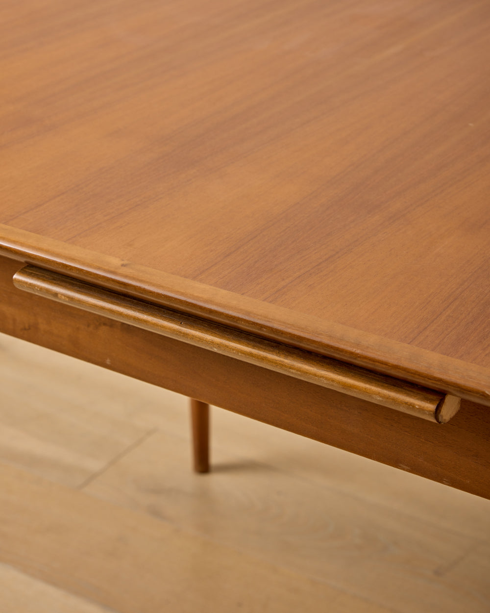 1960s German Beech and Teak Table for ALMA