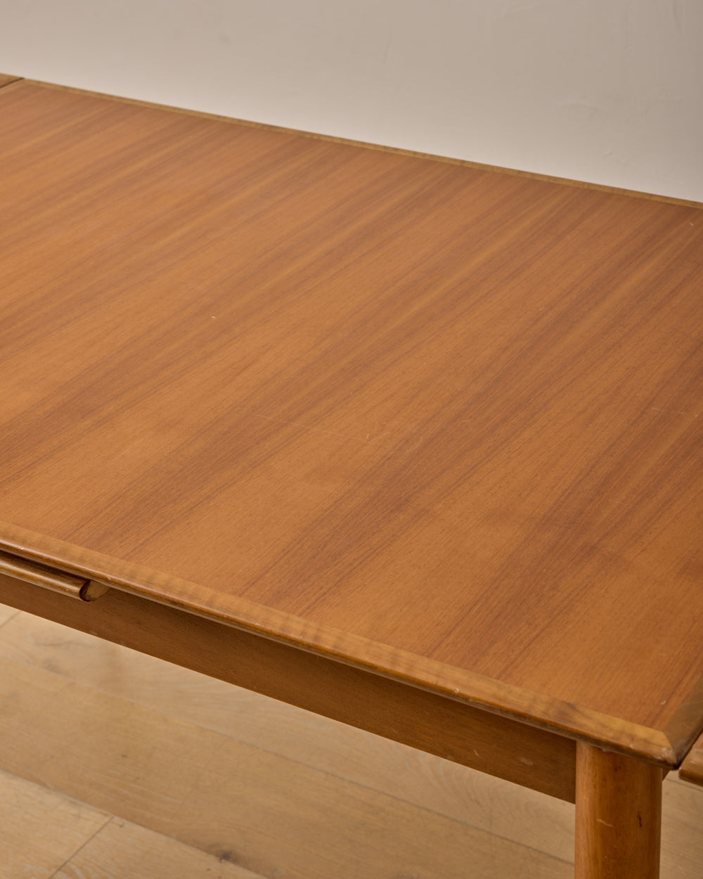 1960s German Beech and Teak Table for ALMA