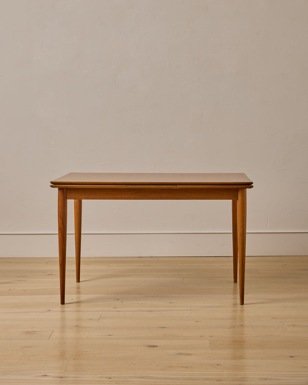 1960s German Beech and Teak Table for ALMA