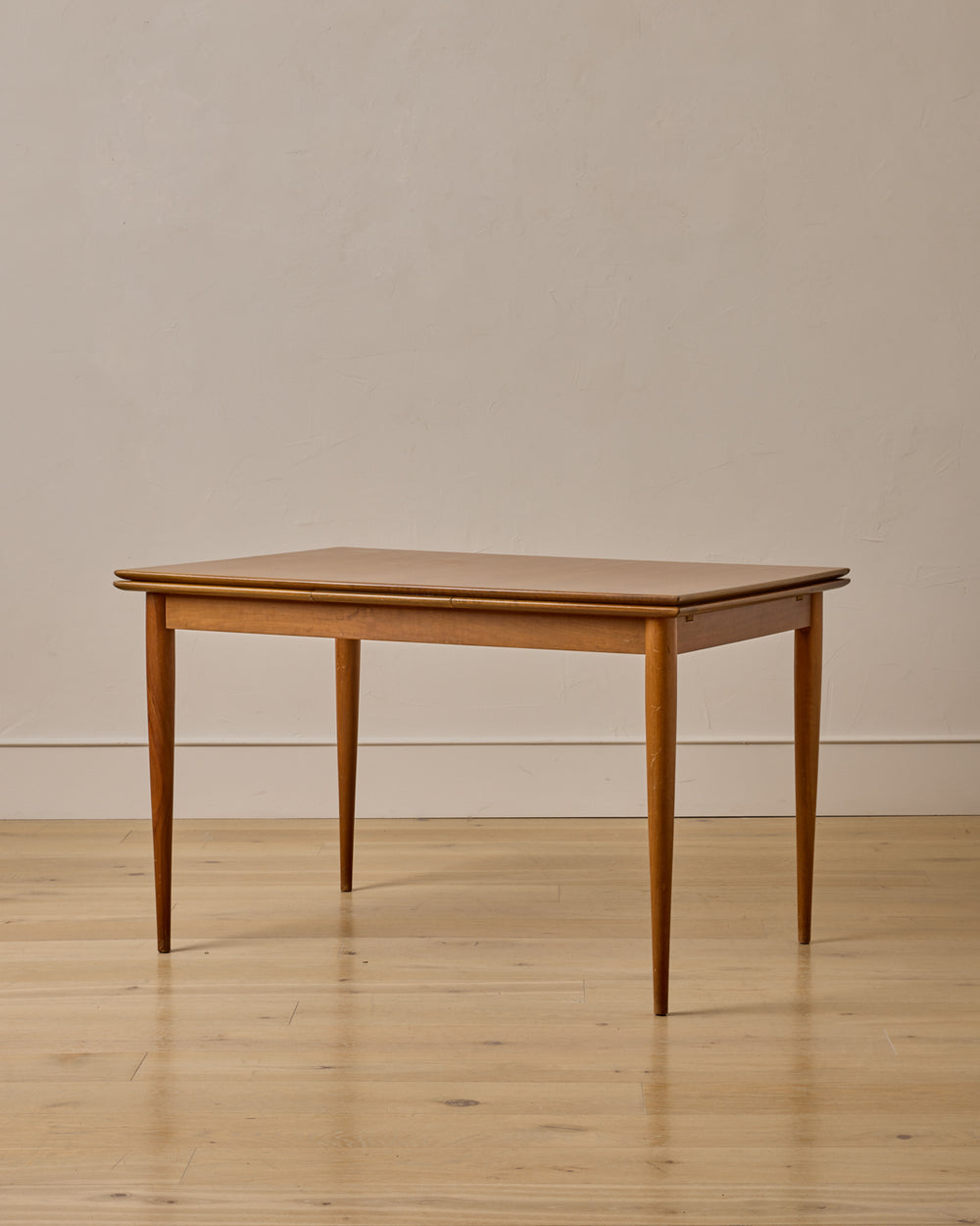 1960s German Beech and Teak Table for ALMA
