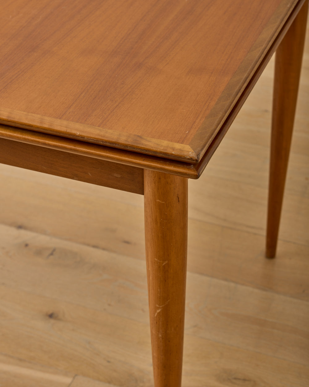 1960s German Beech and Teak Table for ALMA