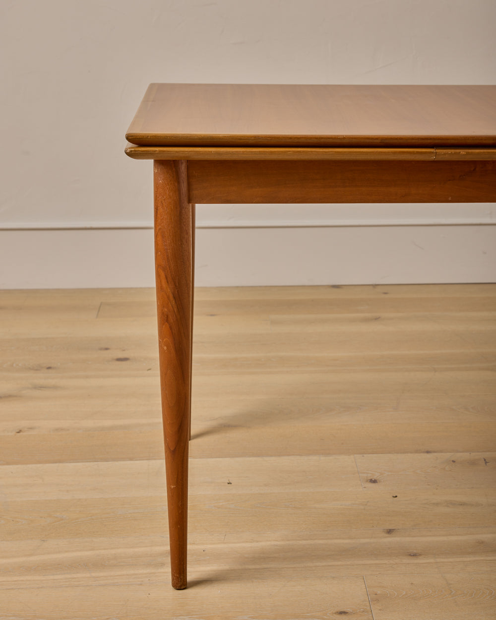 1960s German Beech and Teak Table for ALMA