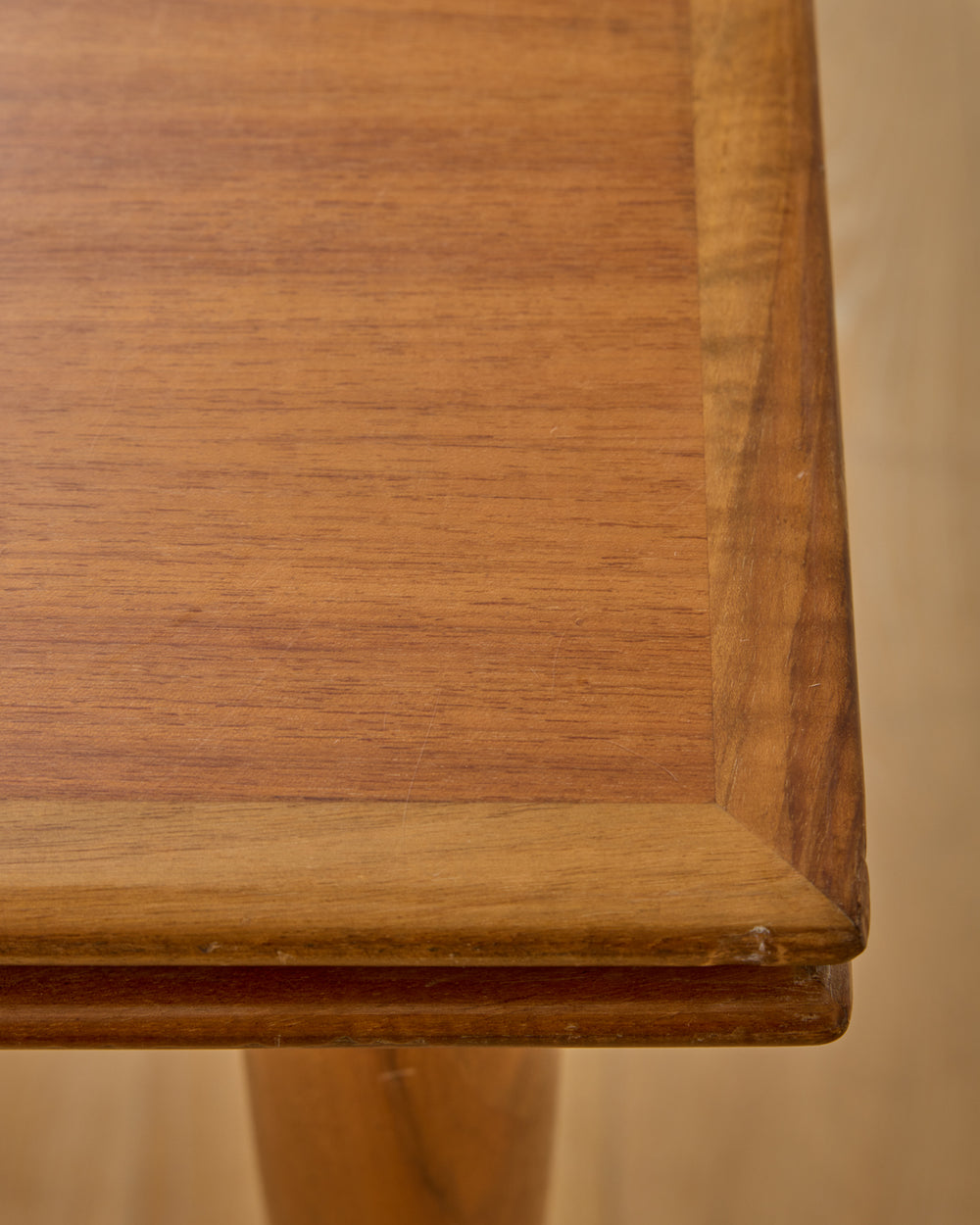 1960s German Beech and Teak Table for ALMA