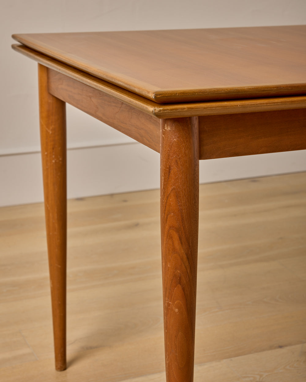 1960s German Beech and Teak Table for ALMA