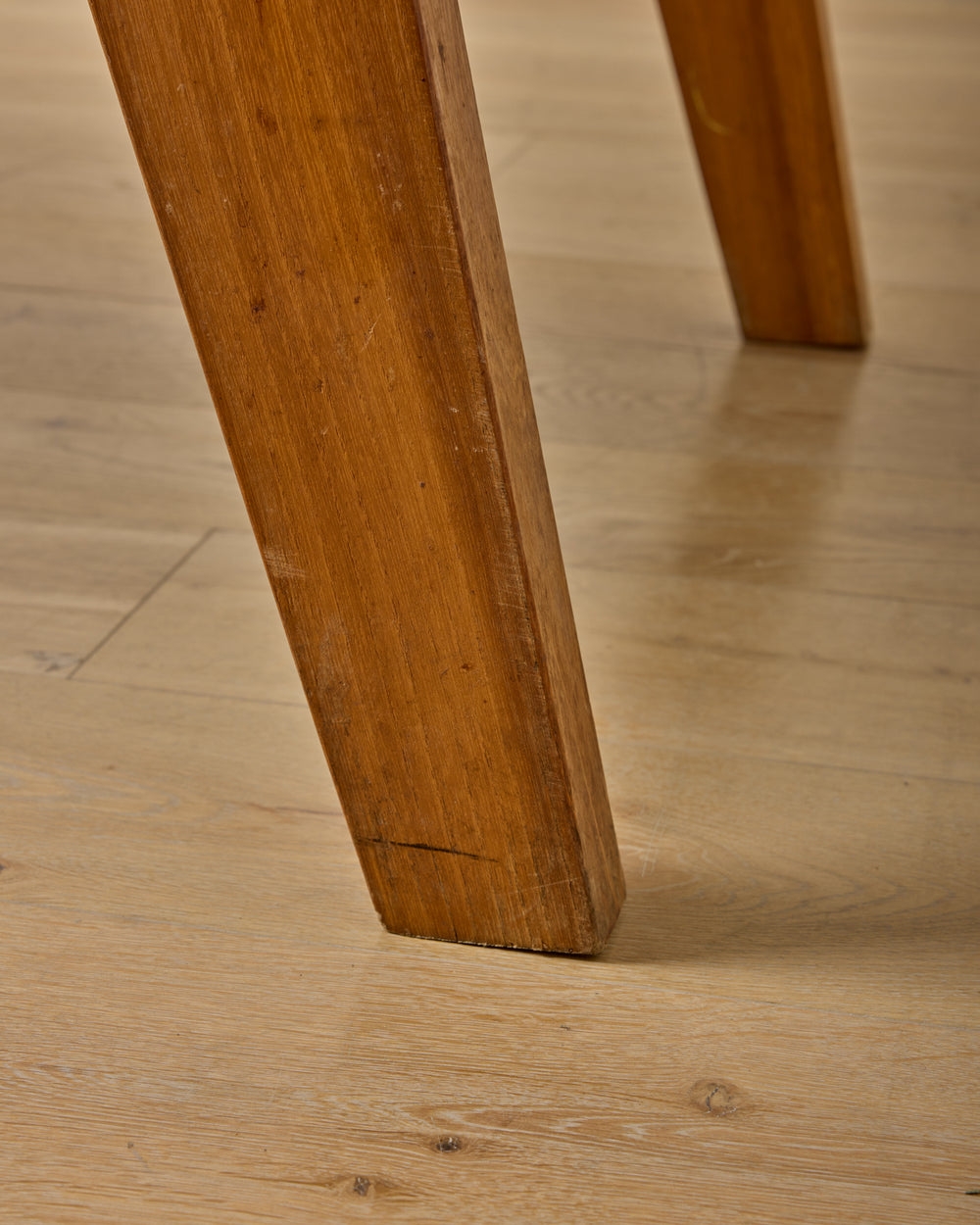 Dining Table with Antiqued Steel