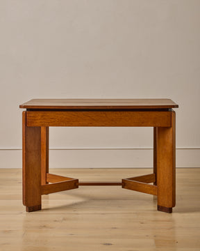Art Deco Oak Dining Table by H. Pander