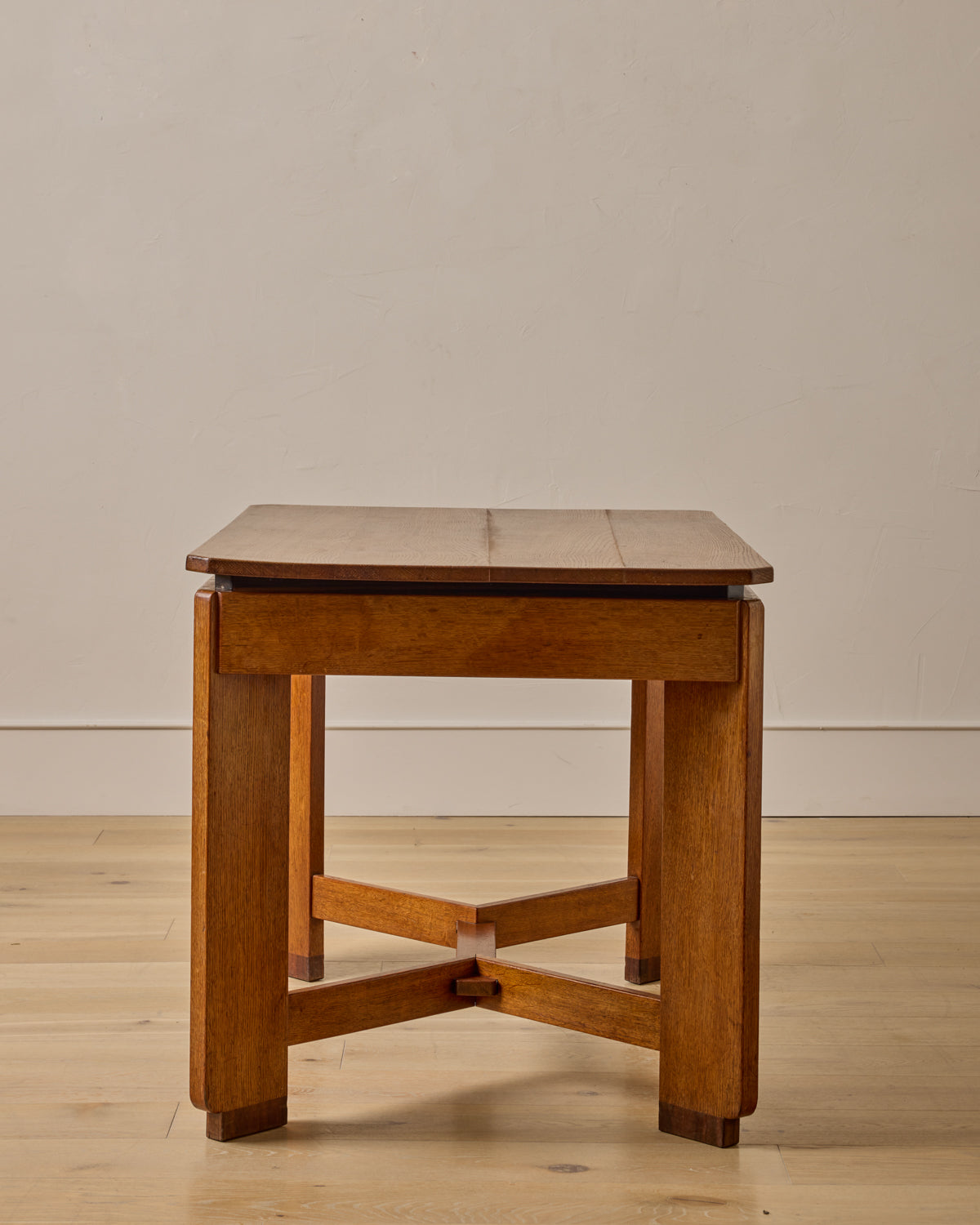 Art Deco Oak Dining Table by H. Pander