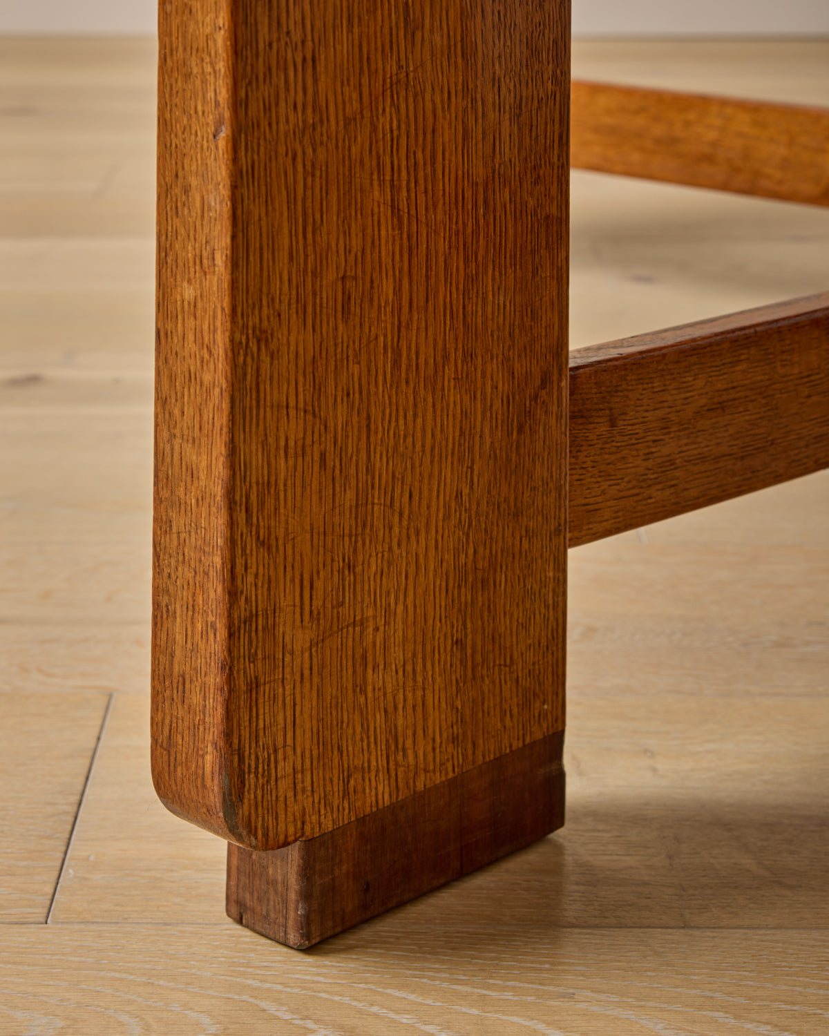 Art Deco Oak Dining Table by H. Pander