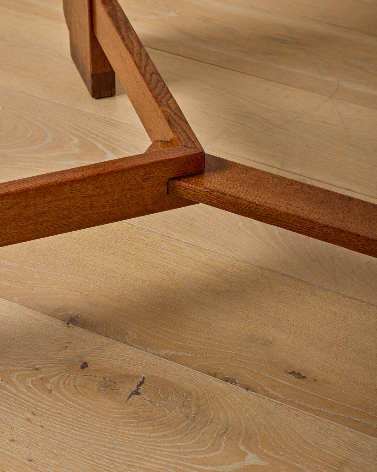 Art Deco Oak Dining Table by H. Pander