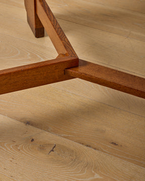 Art Deco Oak Dining Table by H. Pander