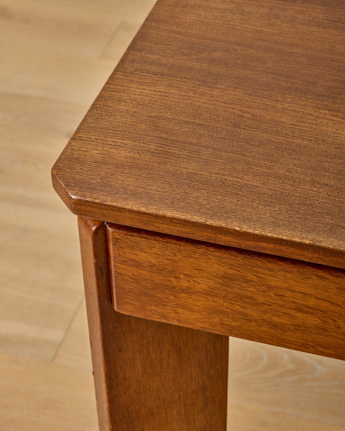 Art Deco Oak Dining Table by H. Pander