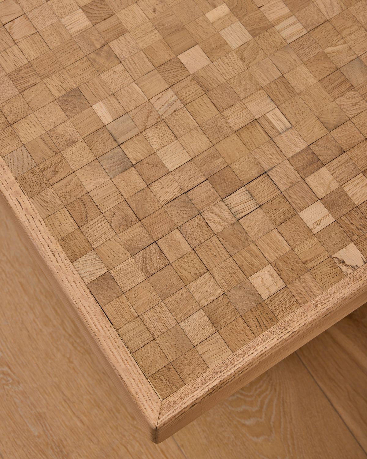 Brutalist Checkered Coffee Table - II