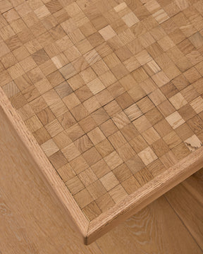 Brutalist Checkered Coffee Table - II