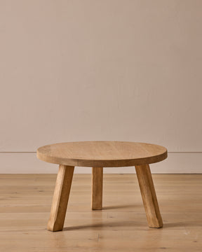 Round Brutalist Side Table