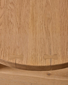 Round Brutalist Side Table