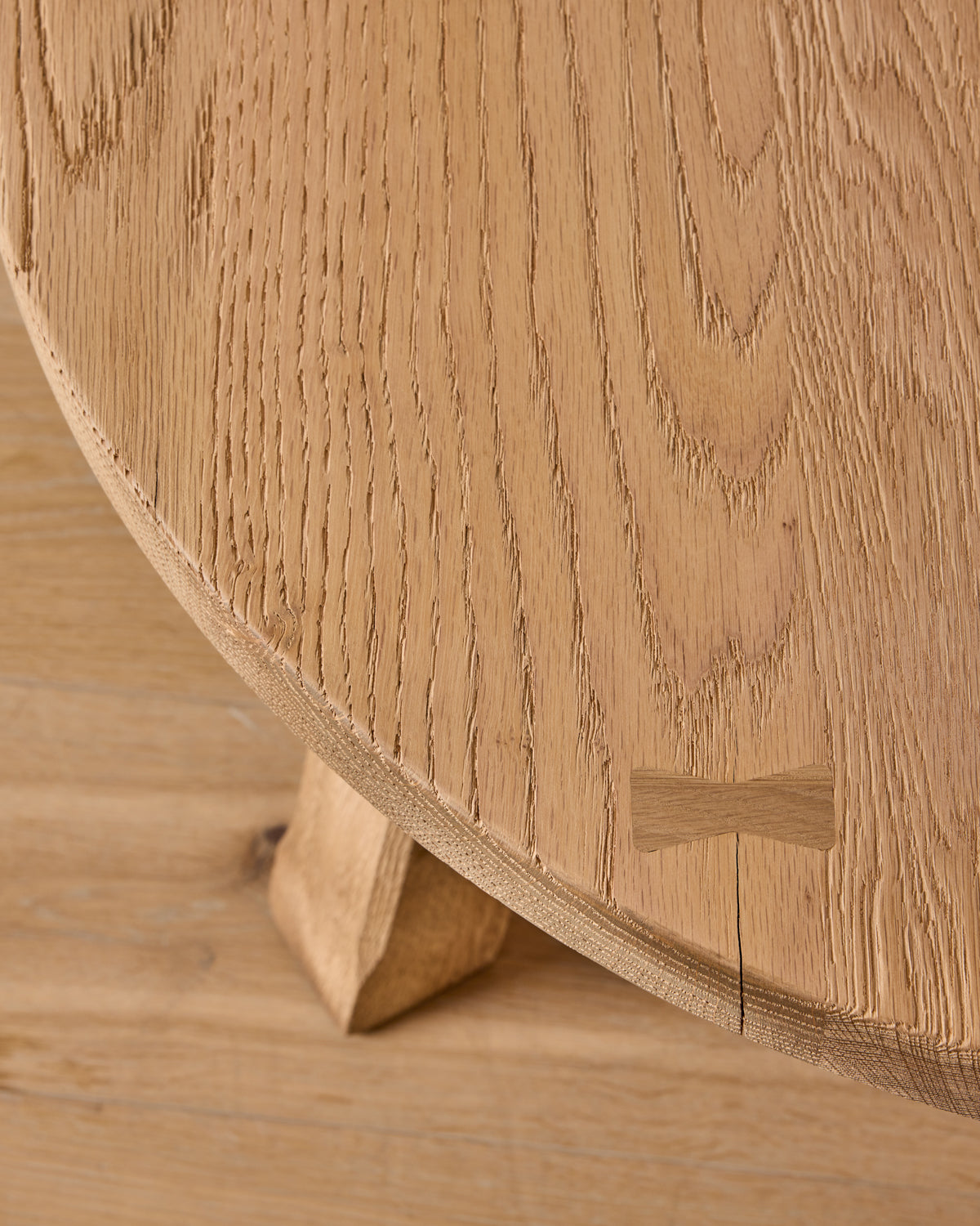 Round Brutalist Side Table