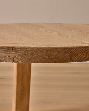 Round Brutalist Side Table
