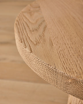 Round Brutalist Side Table