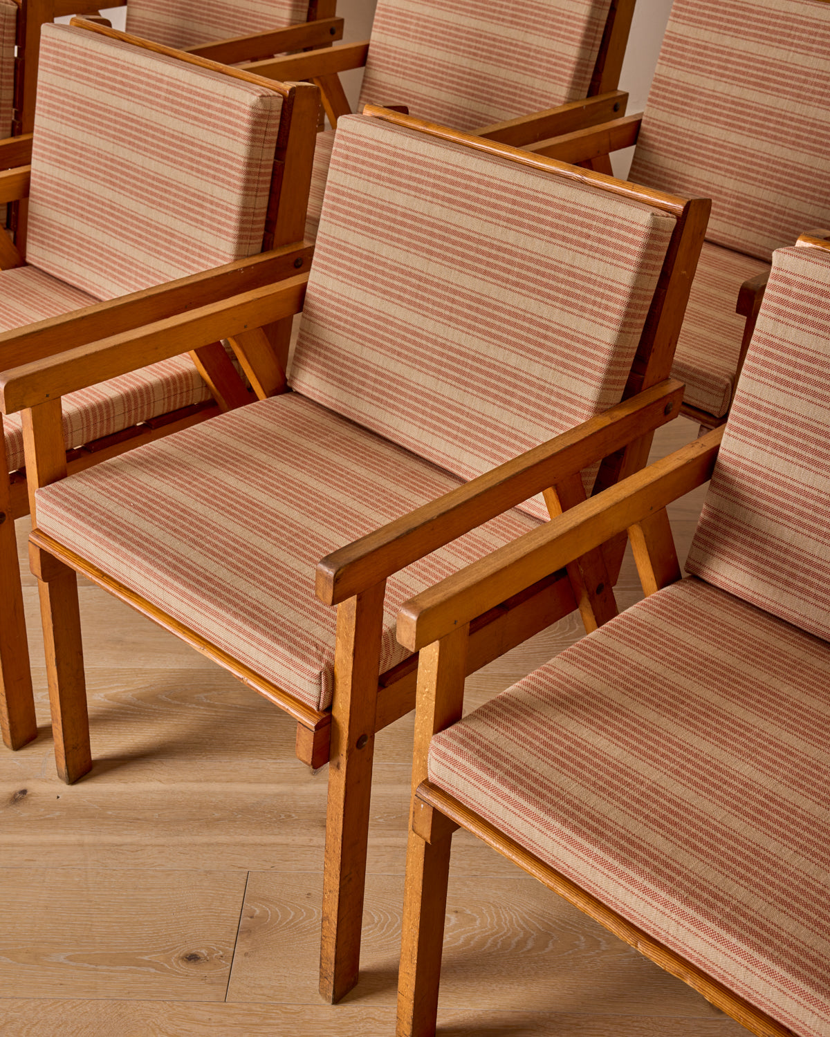 Set of Slat Dining Chairs