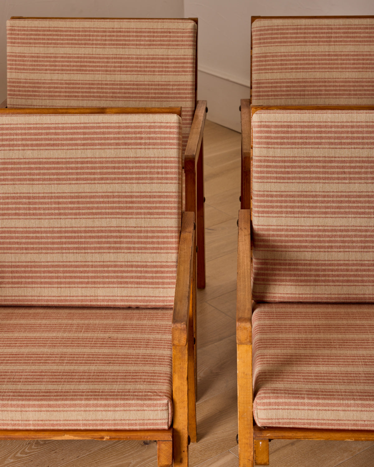 Set of Slat Dining Chairs