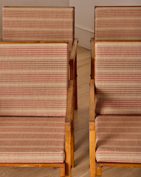 Set of Slat Dining Chairs