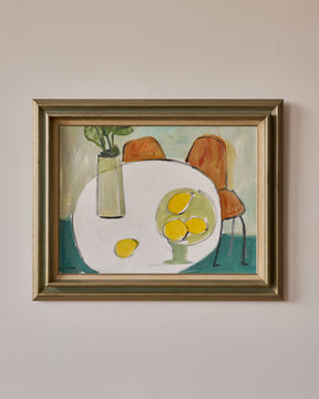 Lemons on Table