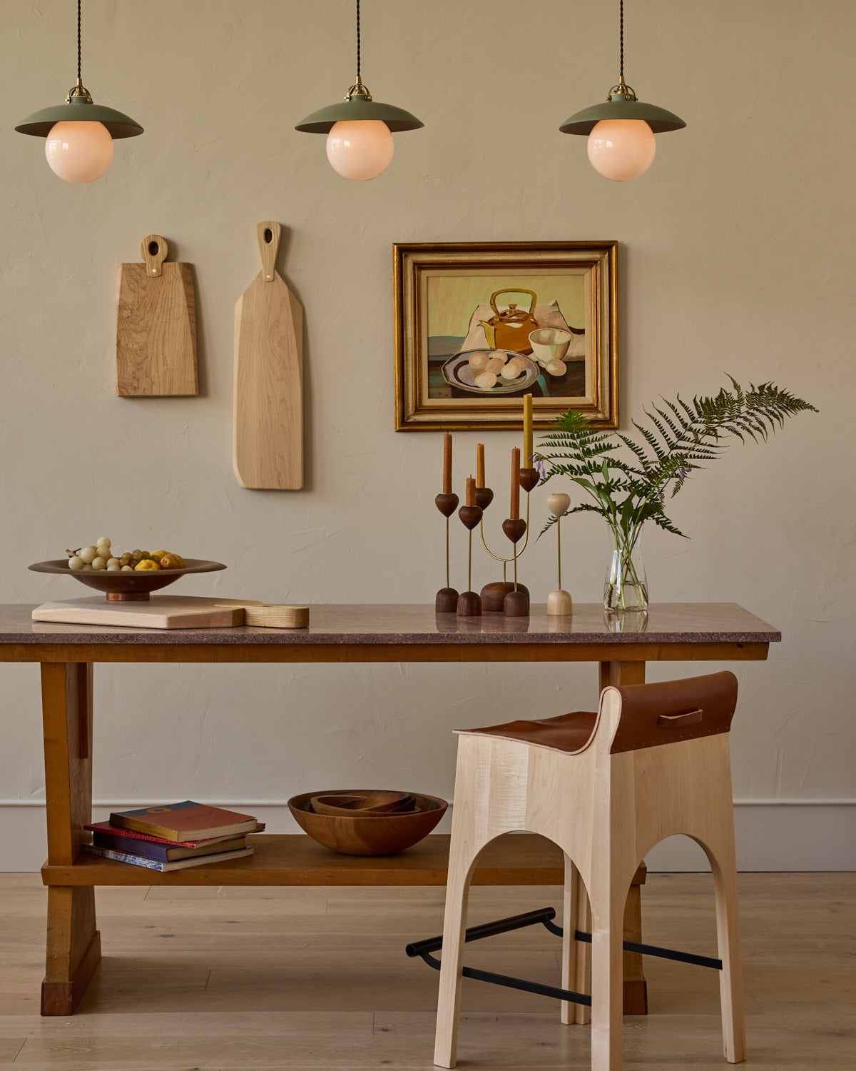Red Marble Console Table