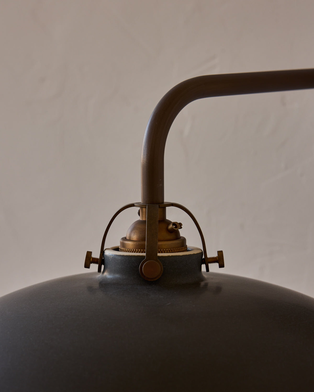 Edmund Wall Sconce - Almost Black Ceramic