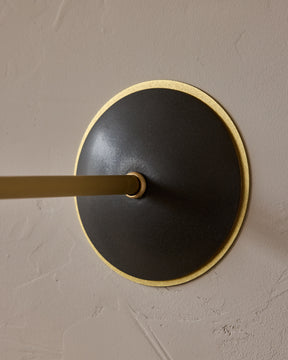 Edmund Wall Sconce - Almost Black Ceramic