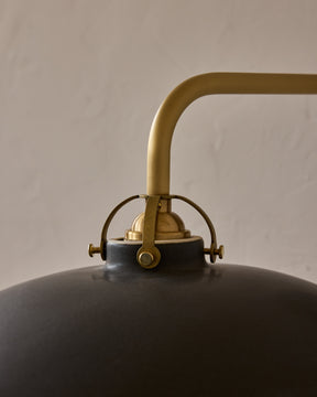 Edmund Wall Sconce - Almost Black Ceramic