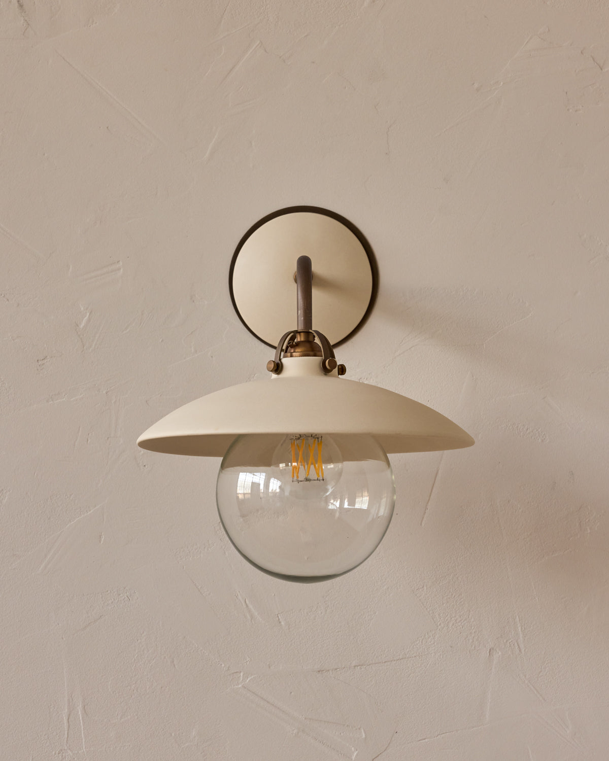 Edmund Wall Sconce - Biscuit Ceramic