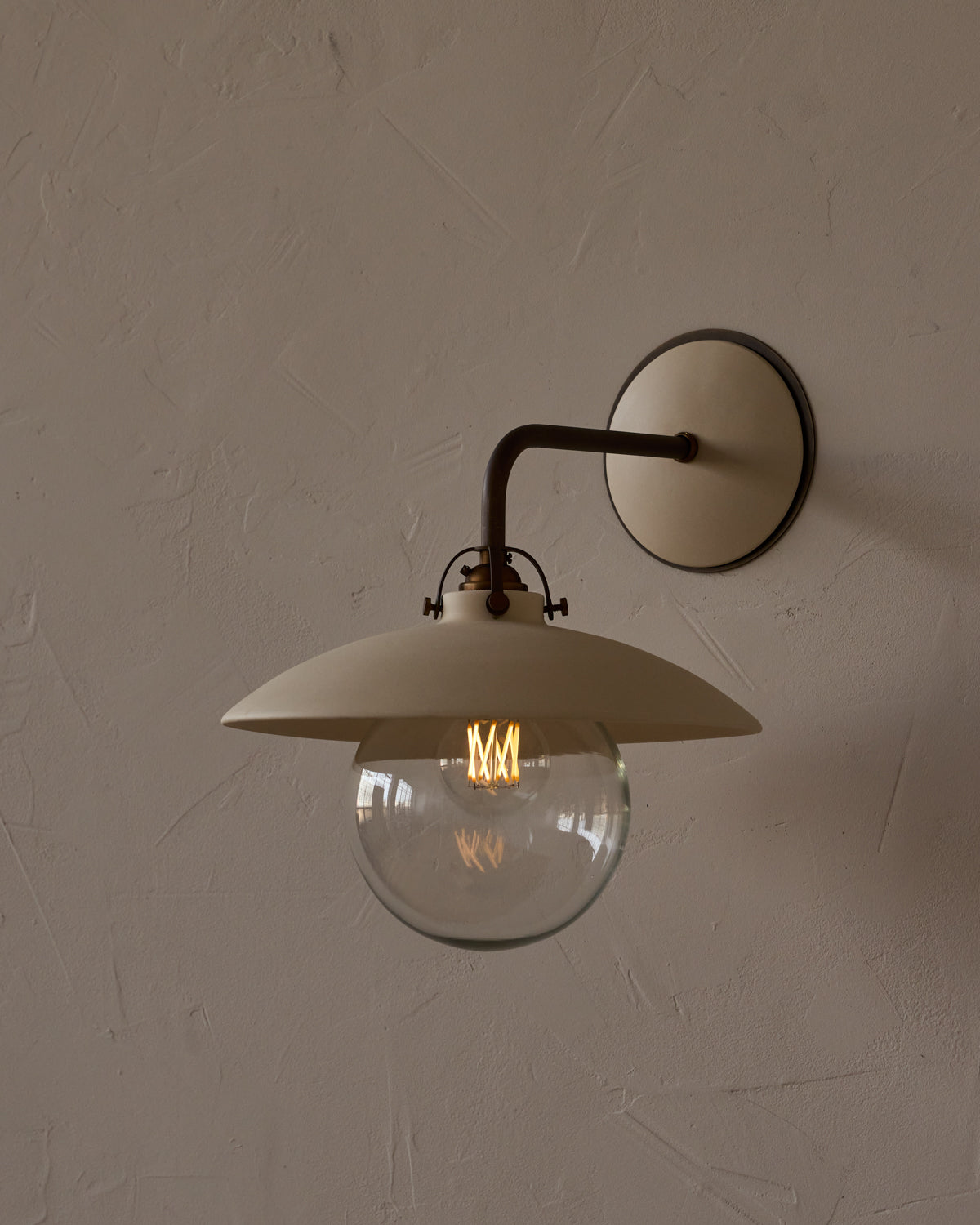 Edmund Wall Sconce - Biscuit Ceramic