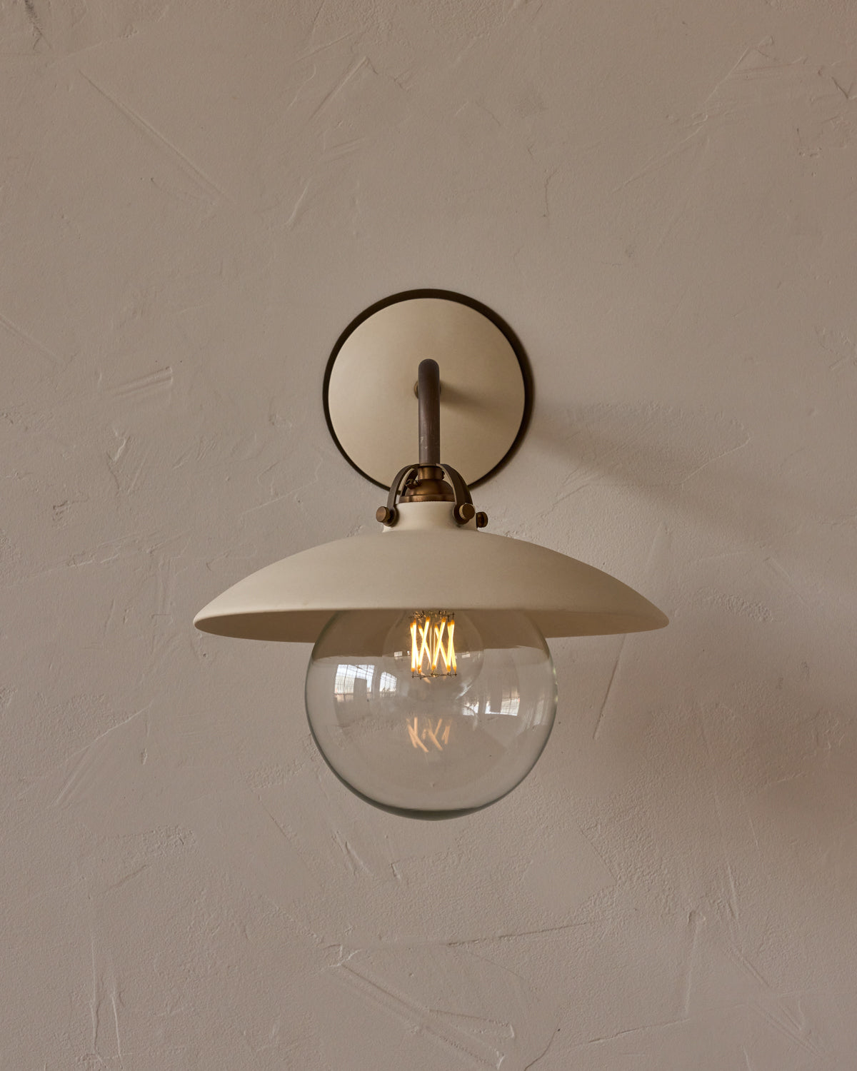 Edmund Wall Sconce - Biscuit Ceramic