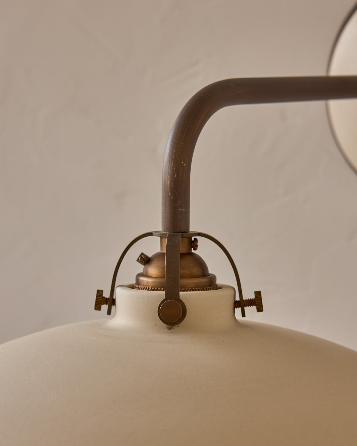 Edmund Wall Sconce - Biscuit Ceramic