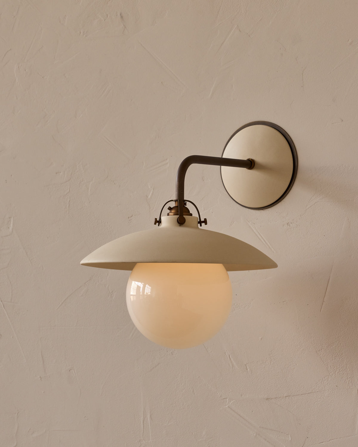 Edmund Wall Sconce - Biscuit Ceramic