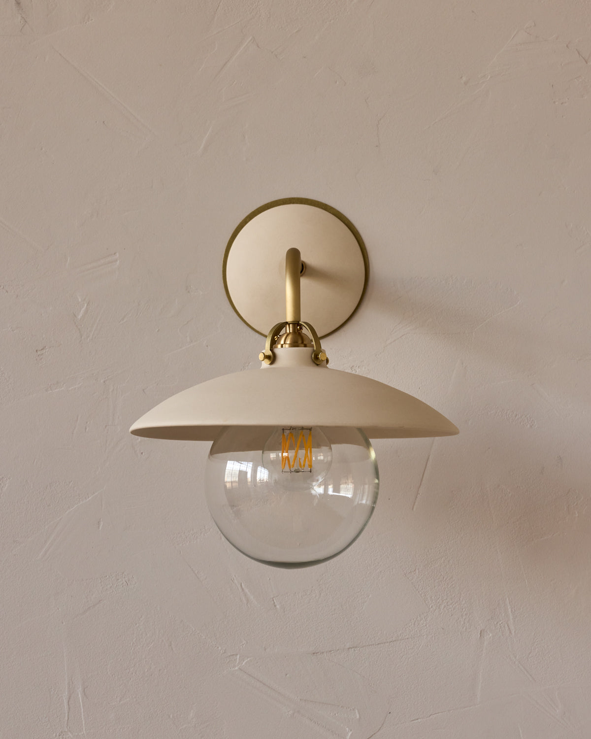 Edmund Wall Sconce - Biscuit Ceramic