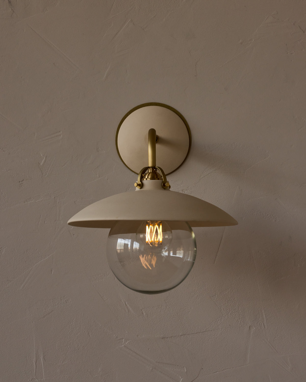 Edmund Wall Sconce - Biscuit Ceramic