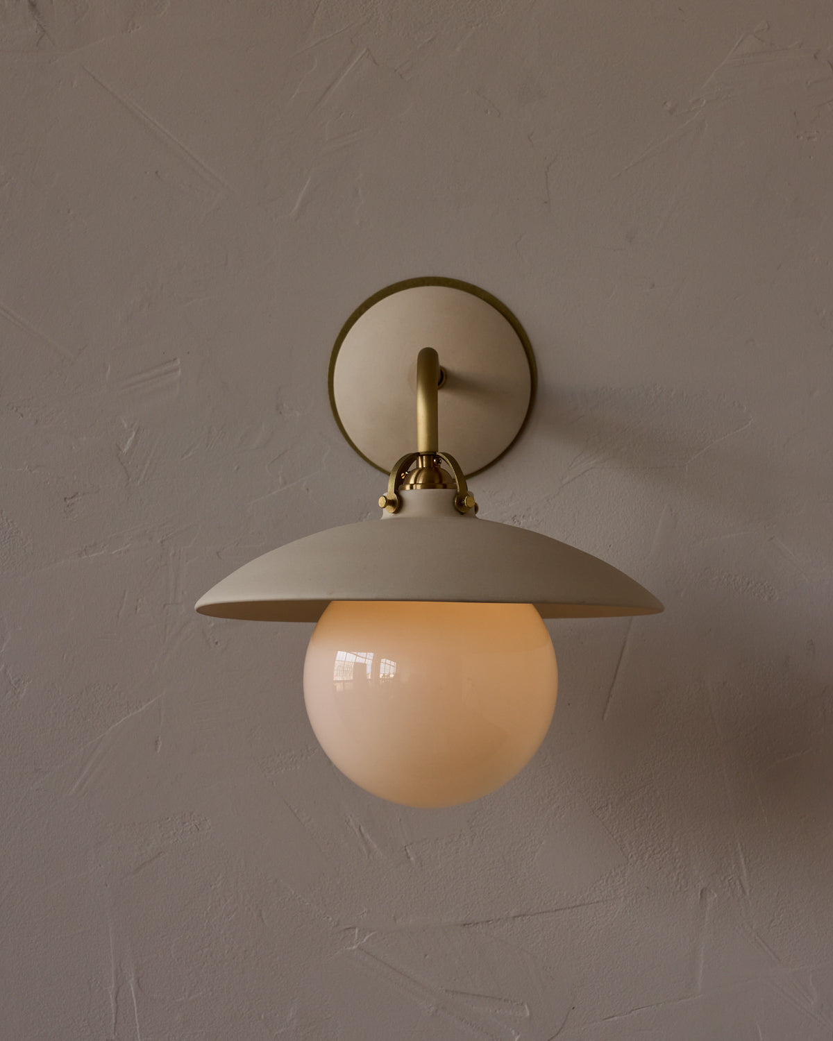 Edmund Wall Sconce - Biscuit Ceramic