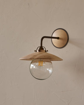 Edmund Wall Sconce - Clear Maple