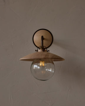 Edmund Wall Sconce - Clear Maple