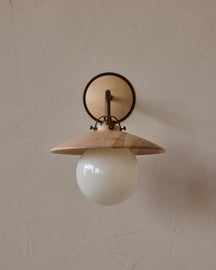 Edmund Wall Sconce - Clear Maple